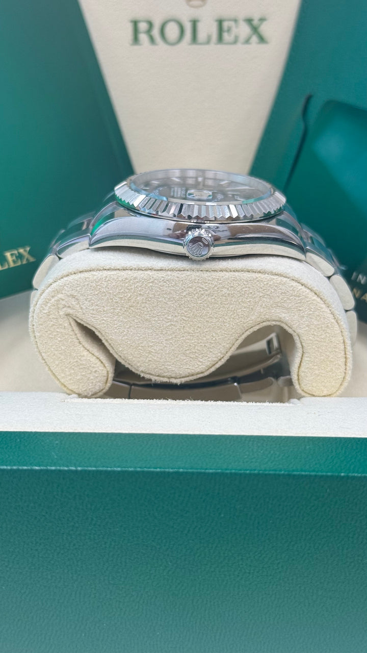 Rolex SkyDweller Blue Dial on Oyster 326934 Card 2020
