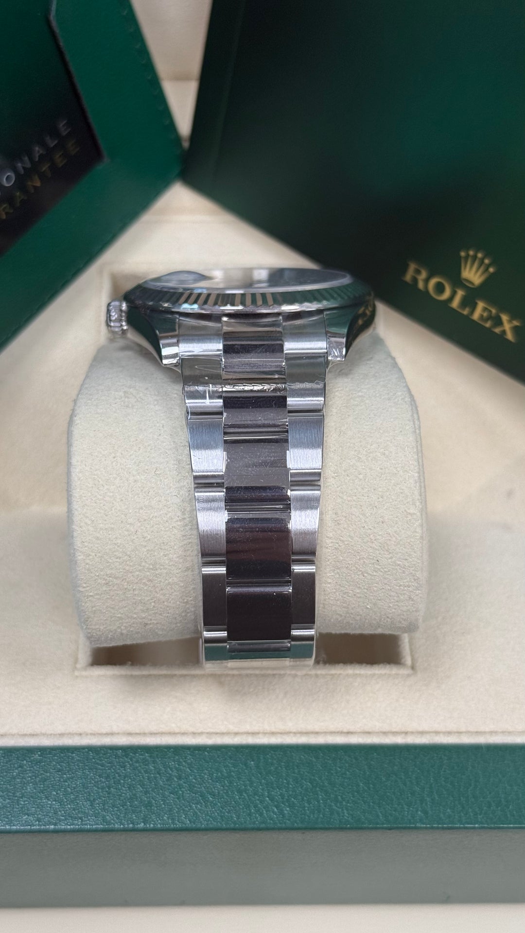 Rolex Datejust 41 White Index Dial on Oyster 126334 Card 2024
