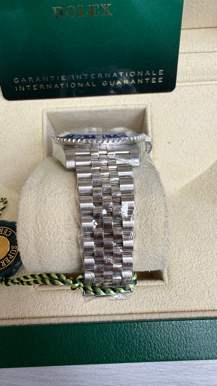 Rolex GMT-Master II Batgirl Black Dial on Jubilee 126710BLNR Card 2026