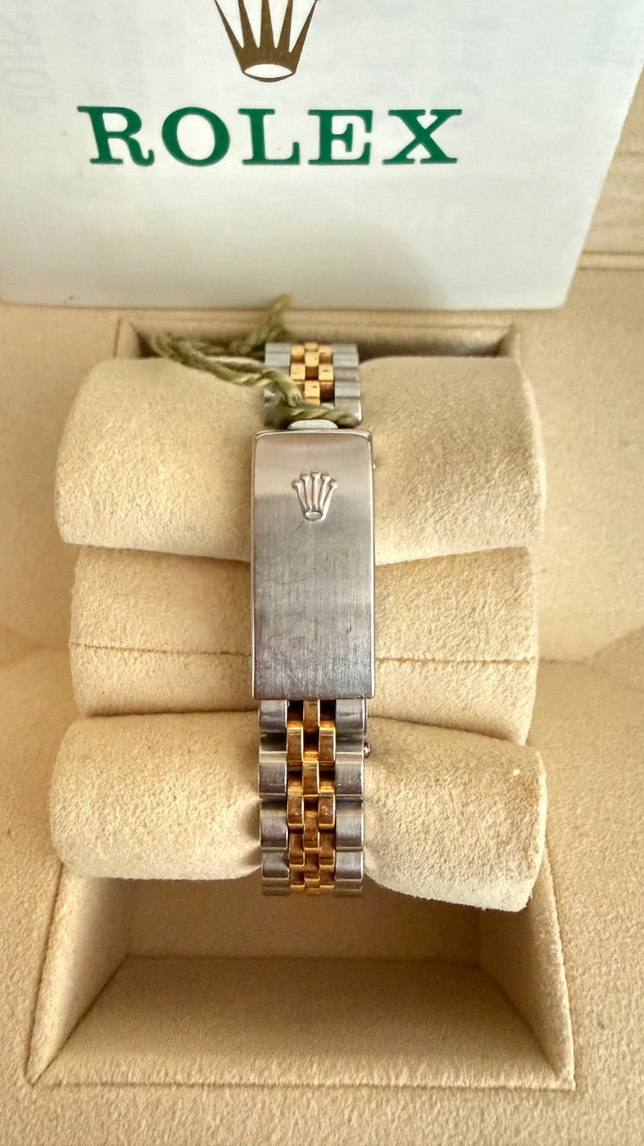 Rolex Datejust Lady Champagne Stick Dial on Jubilee 69173 Papers 1999