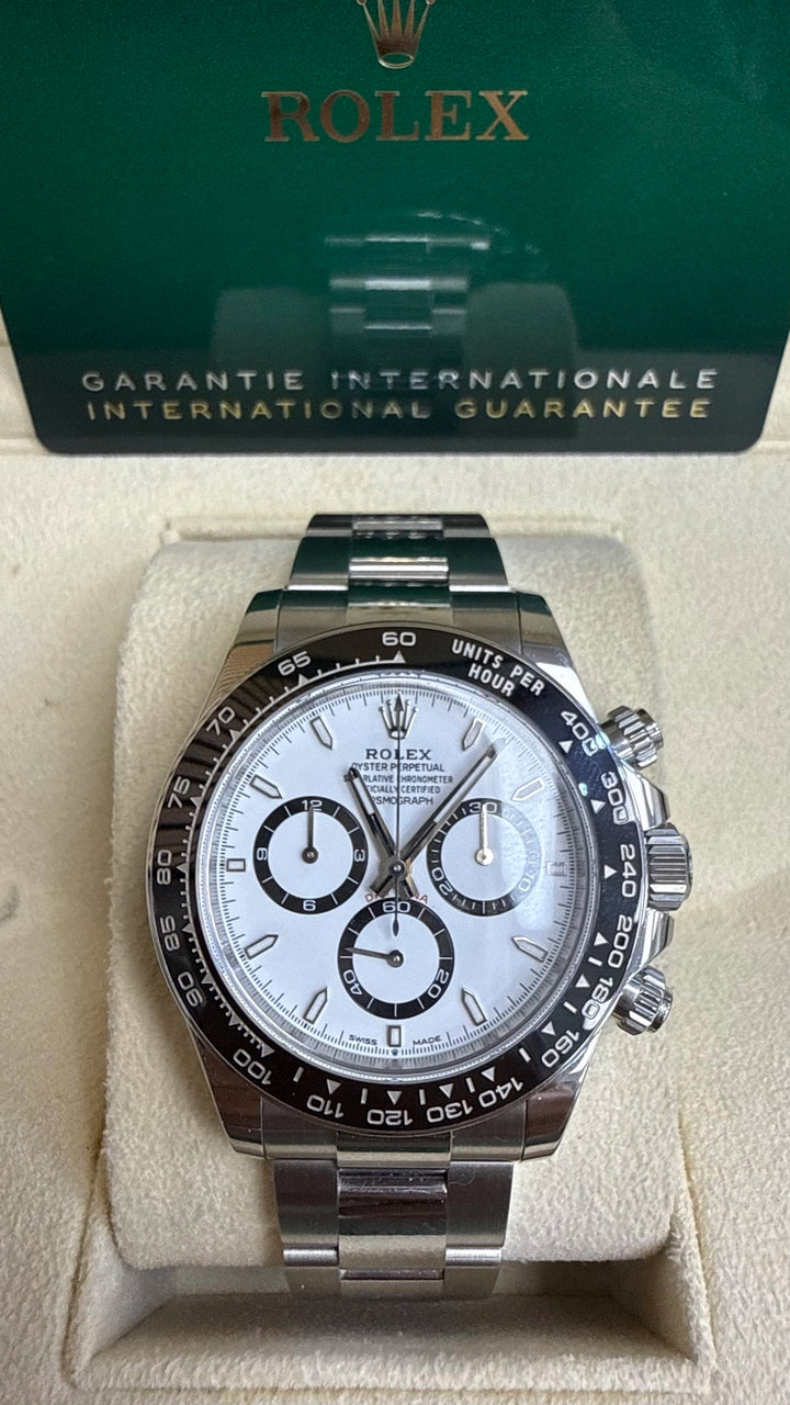 Rolex Daytona Black Dial on Oyster 126500LN Card 2024