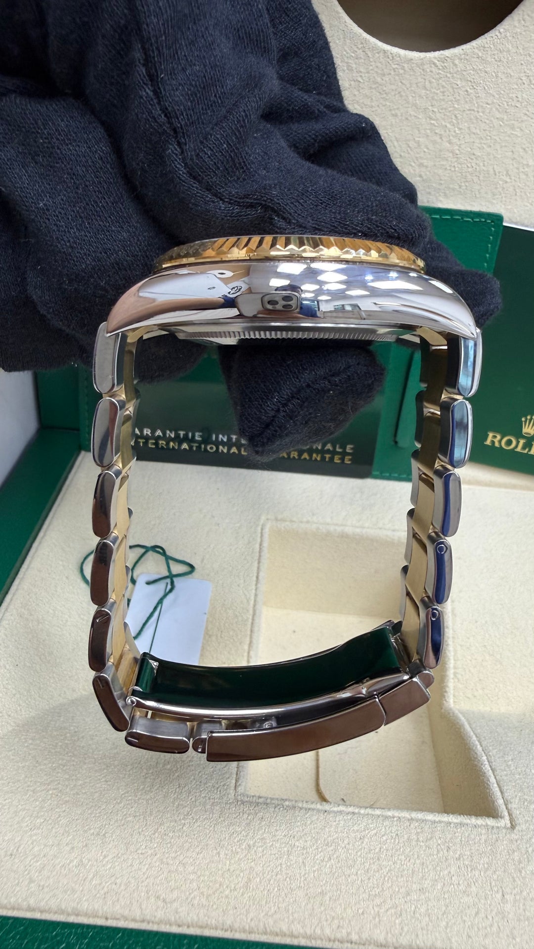 Rolex SkyDweller Champagne Index Dial on Oyster 336933 Card 2024