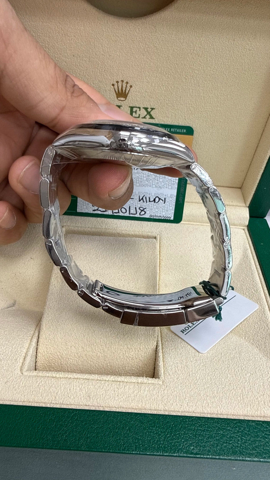 Rolex Daytona "Panda" White Dial on Oyster 116500LN Card 2018