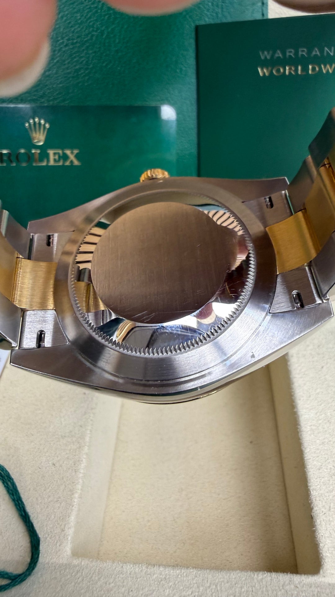 Rolex Datejust 41 Slate Green Roman Dial on Oyster 126333 Card 2021