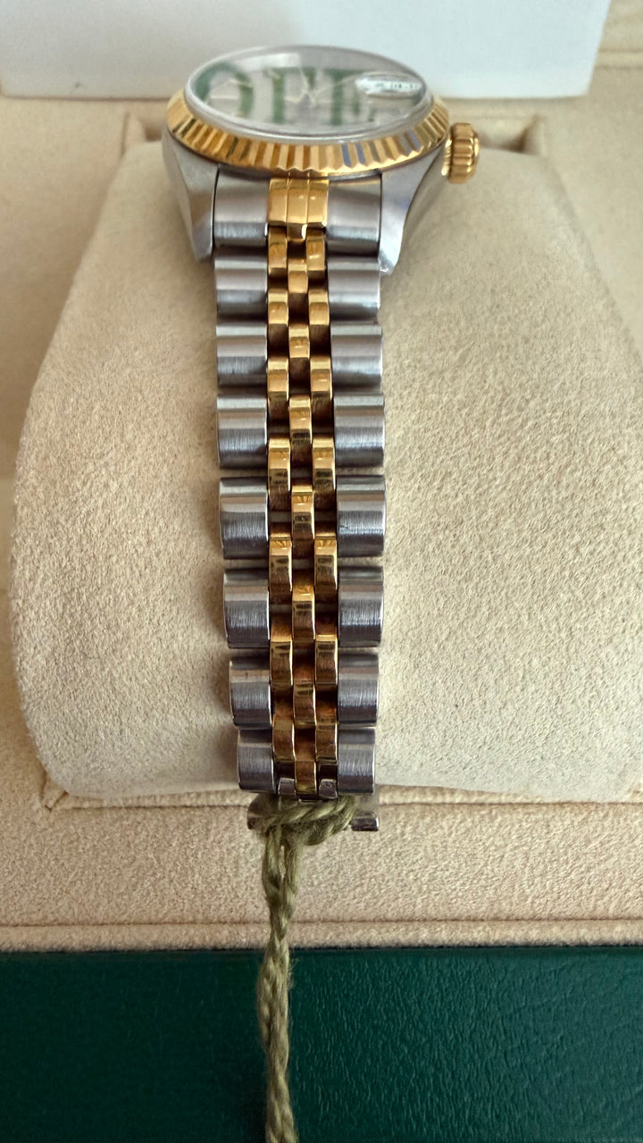 Rolex Datejust Lady Champagne Stick Dial on Jubilee 69173 Papers 1999