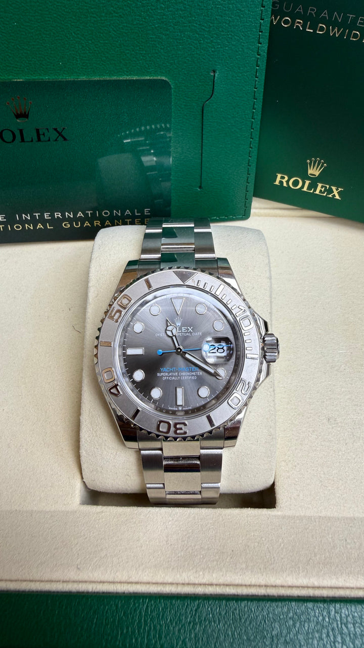 Rolex Yacht-Master Dark Rhodium Dial on Oyster 126622 Card 2023