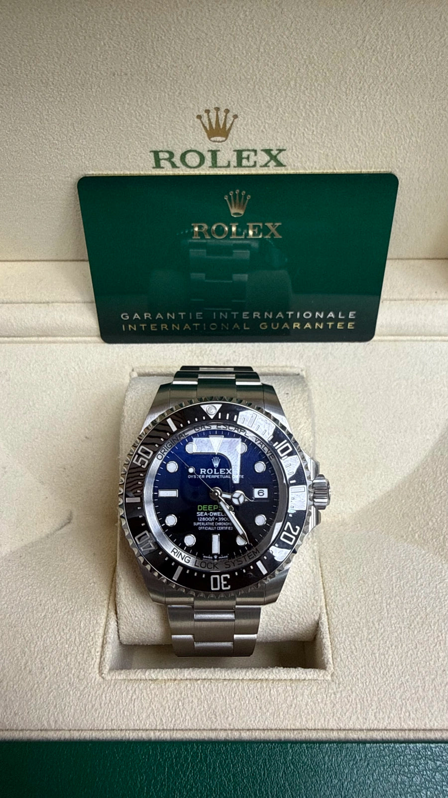 Rolex Sea-Dweller Deepsea James Cameron Blue Dial on Oyster 136660 Card 2023