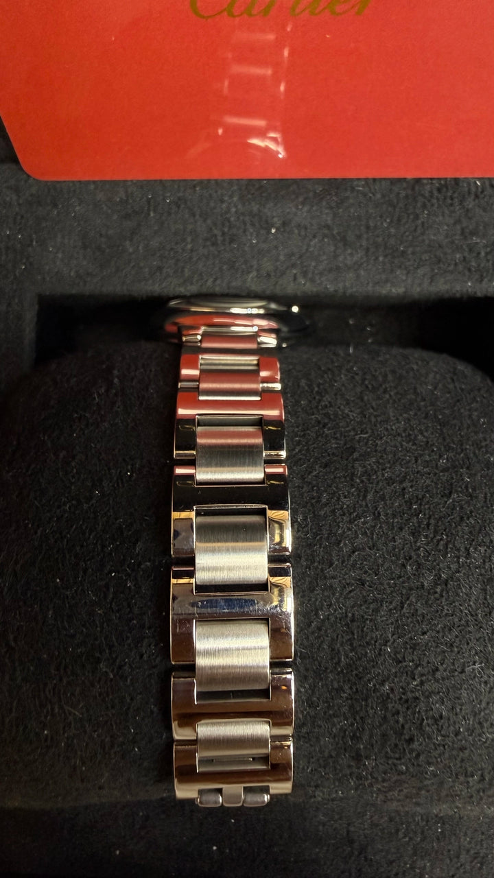 Cartier Ballon Bleu 28 Silvered Opaline Dial on Bracelet W69010Z4 Card 2017