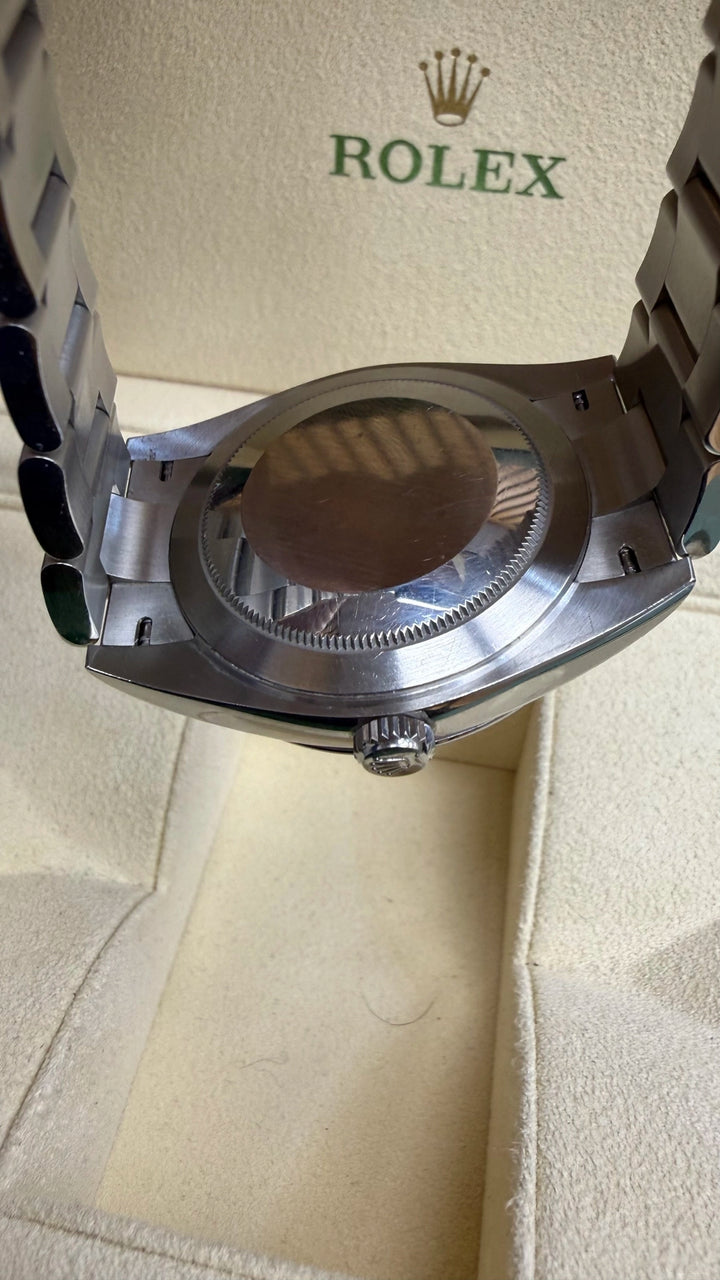 Rolex Datejust 41 Dark Rhodium Index Dial on Oyster 126334