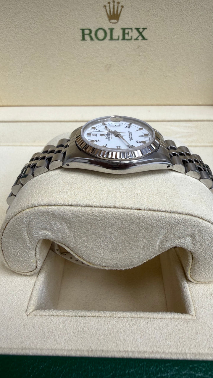 Rolex Datejust 31 White Roman Dial on Jubilee 68274