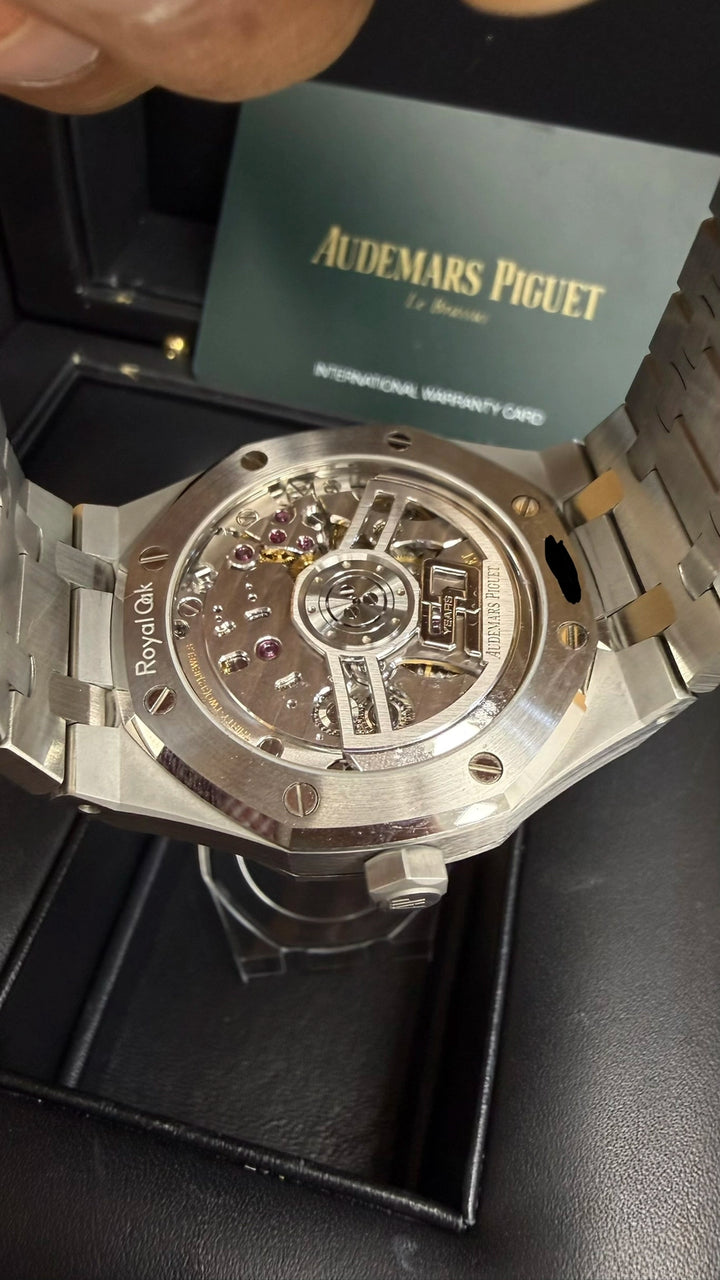 Audemars Piguet Royal Oak Selfwinding "50th Anniversary" Grey Dial on Bracelet 15510ST.OO.1320ST.05 Complete 2022