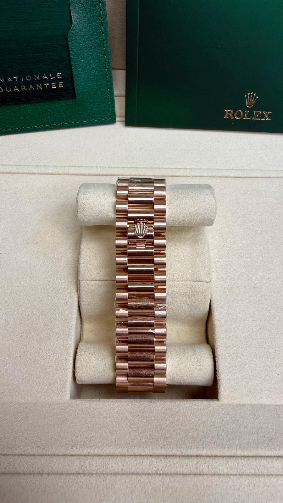 Rolex Day-Date 40 Slate Ombr√© Roman Dial on President 228345RBR Complete 2026
