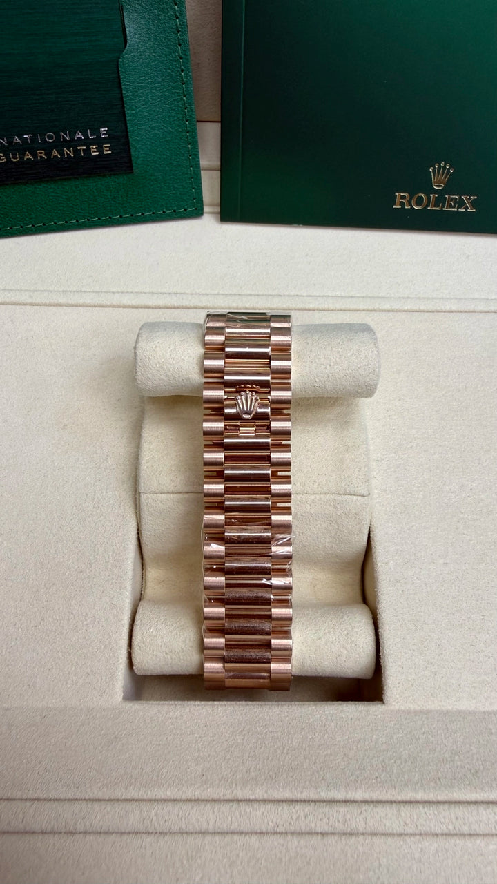 Rolex Day-Date 40 Slate Ombr√© Roman Dial on President 228345RBR Complete 2026