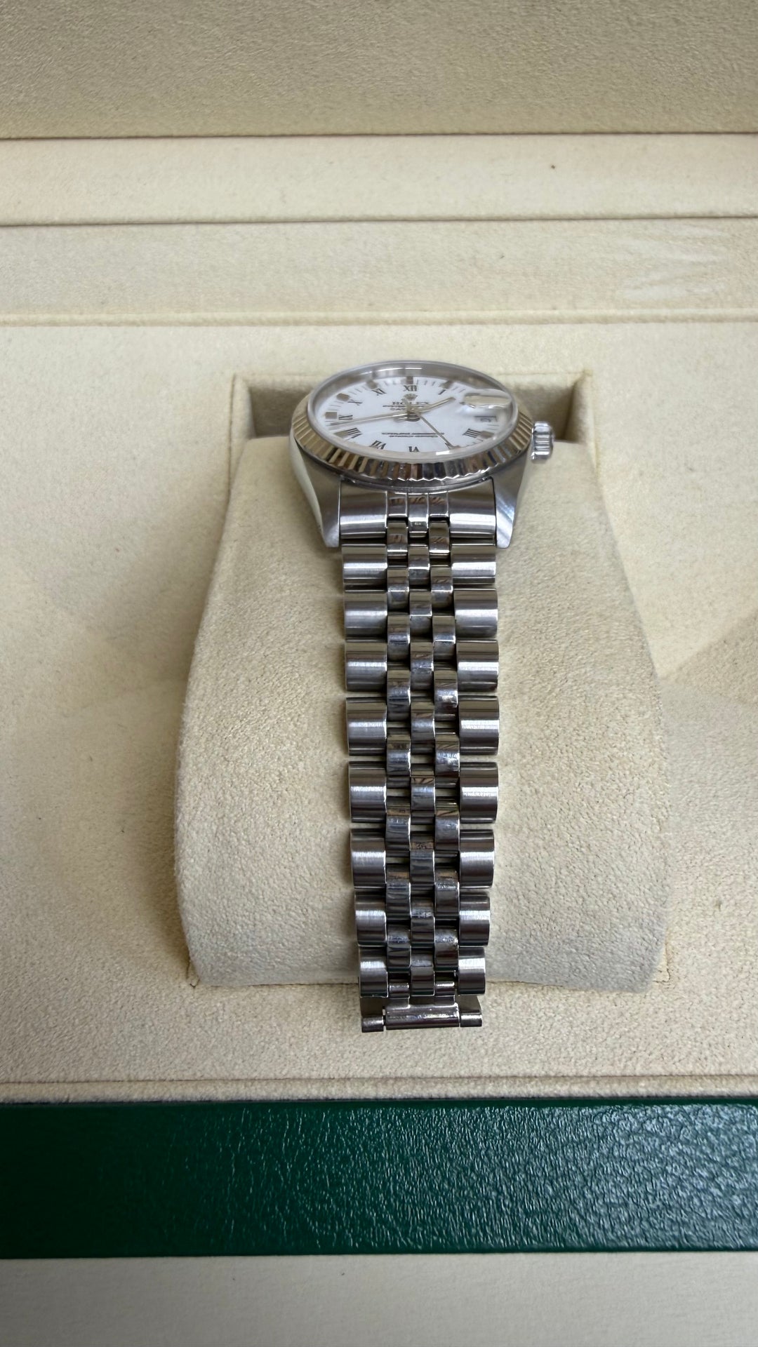 Rolex Datejust 31 White Roman Dial on Jubilee 68274