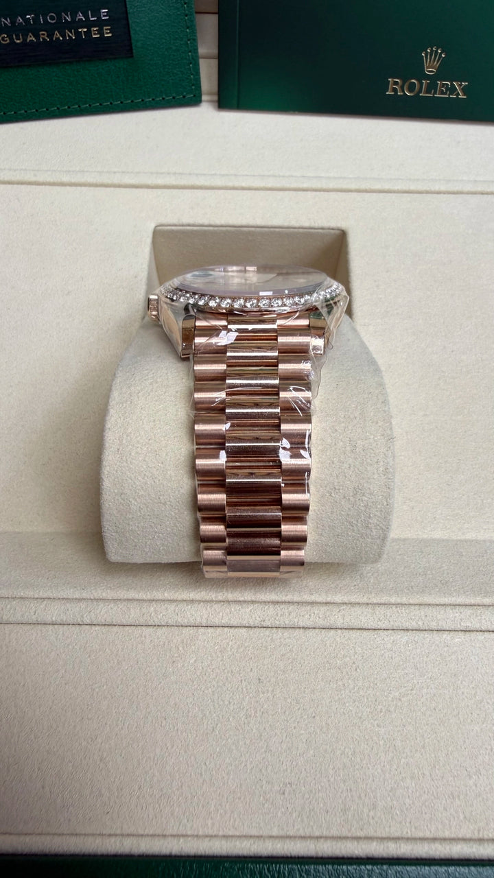 Rolex Day-Date 40 Slate Ombr√© Roman Dial on President 228345RBR Complete 2026