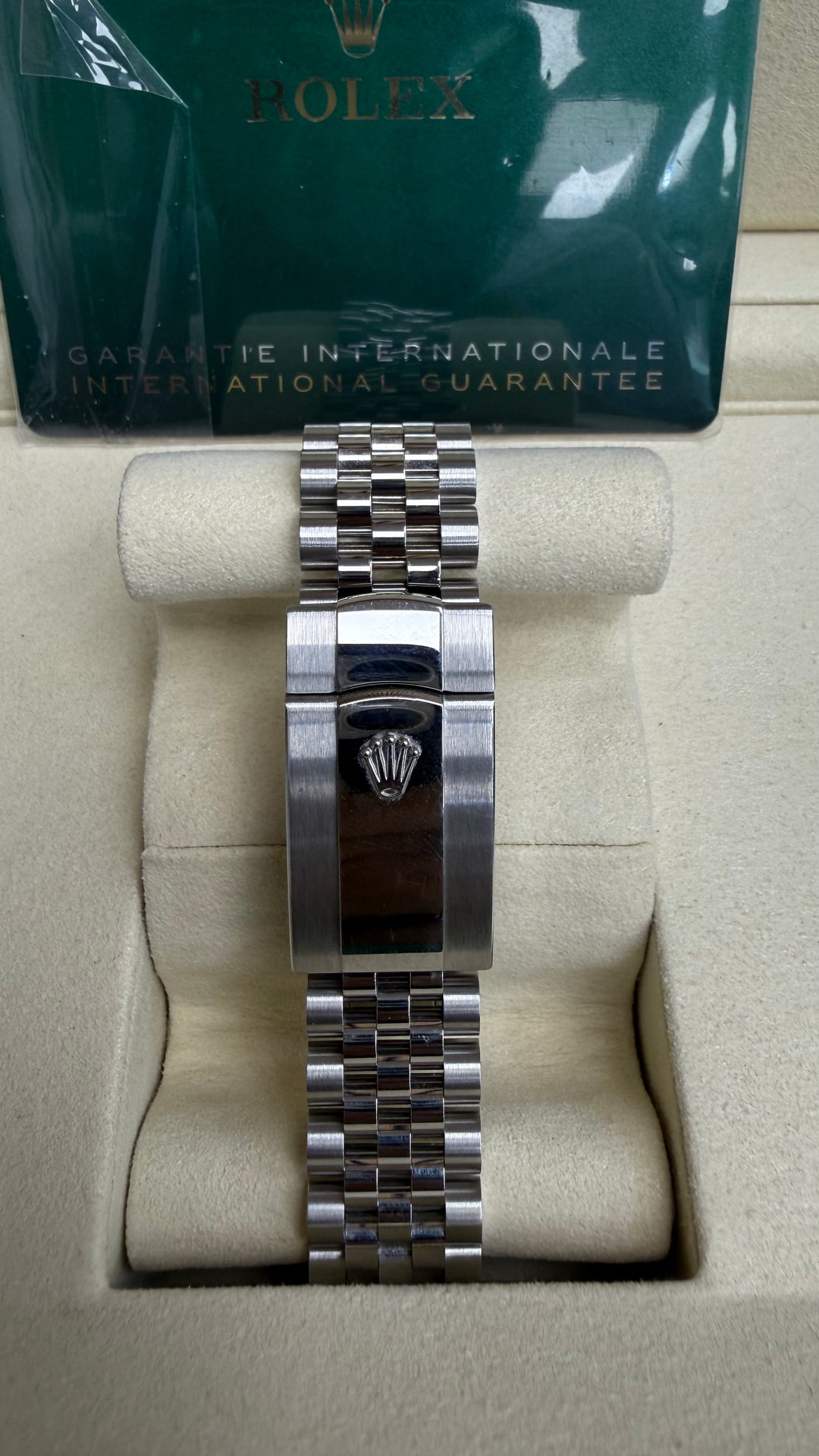 Rolex Datejust 36 Aubergine Purple Diamond Roman Vi And Ix Dial on Jubilee 126234 Card 2025