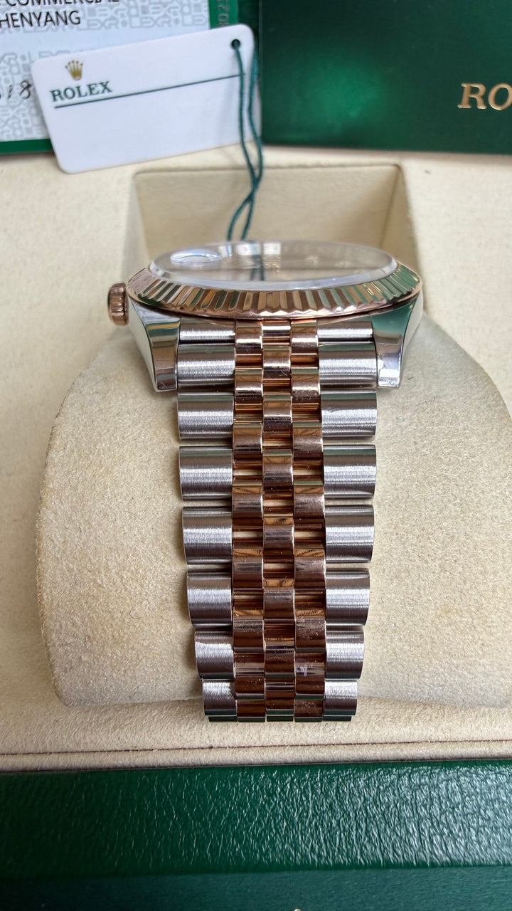 Rolex Datejust 41 Chocolate Diamond Dial on Jubilee 126331 Card 2018