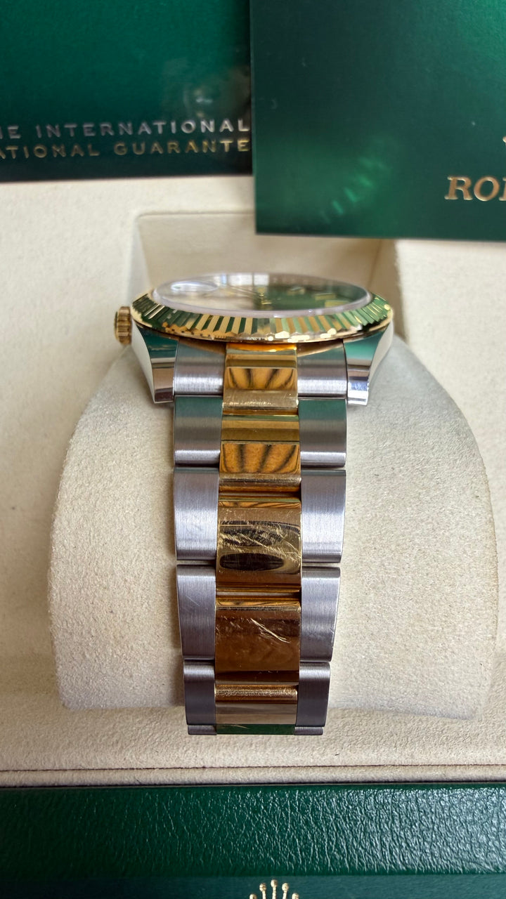 Rolex Datejust 41 Champagne Index Dial on Oyster 126333 Card 2021