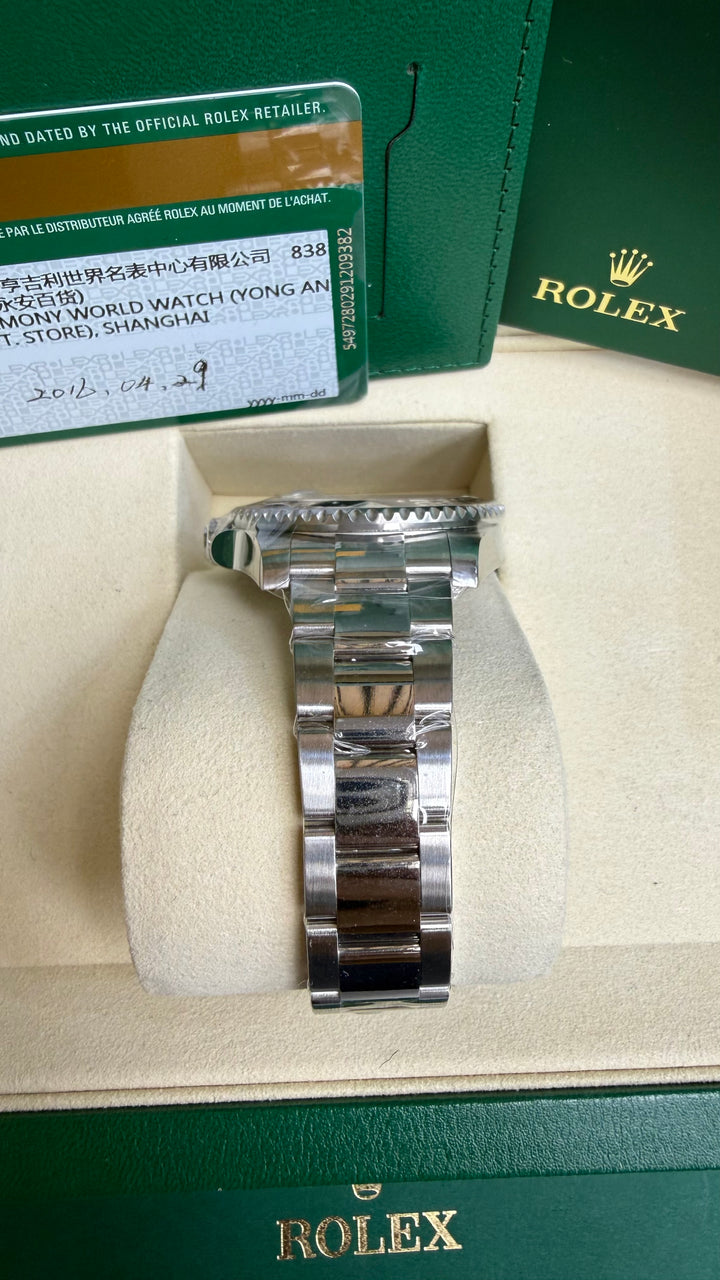 Rolex GMT-Master II 'Batman' Black Dial on Oyster 116710BLNR Card 2016