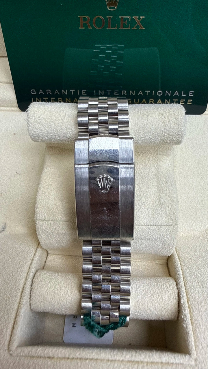 Rolex Datejust 41 Slate Green Roman Dial on Jubilee 126334 Card 2022