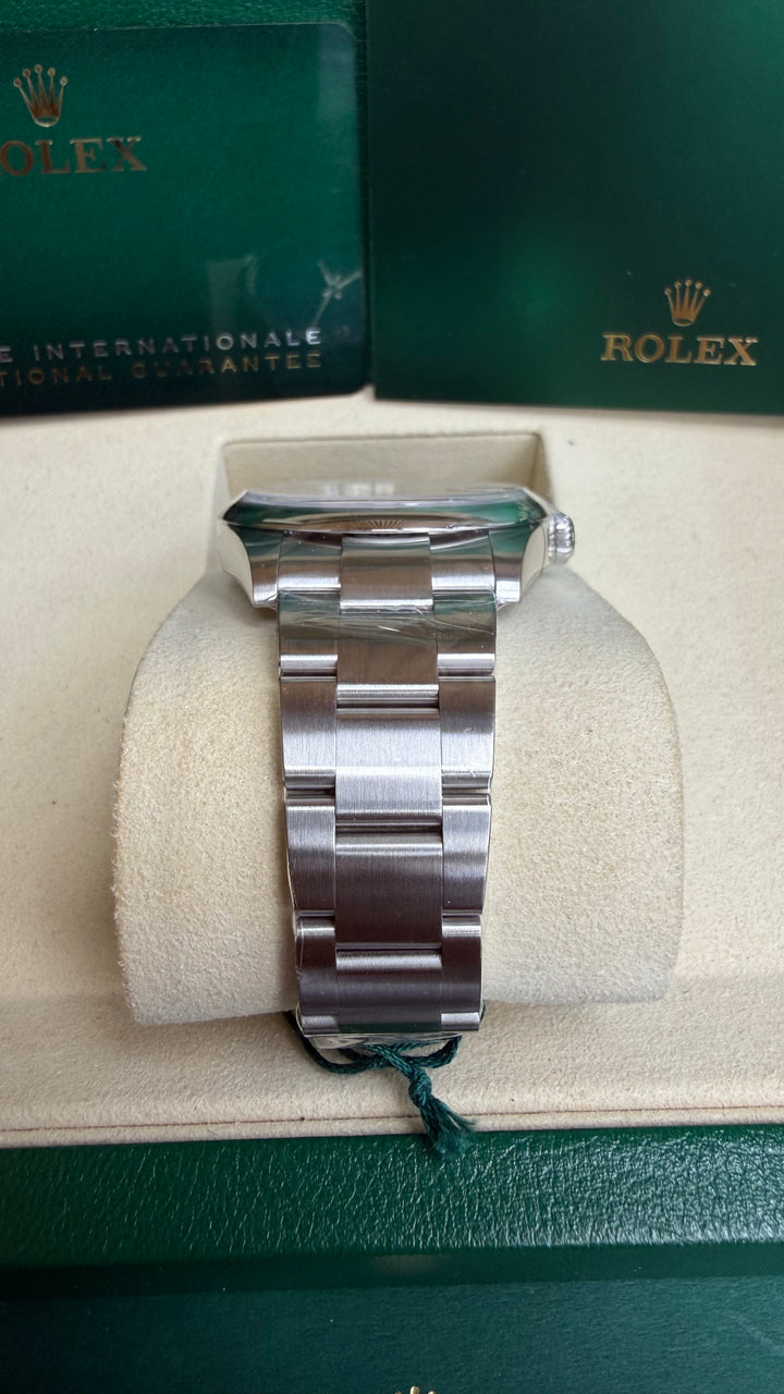 Rolex Oyster Perpetual 41 Turquoise Blue Index Dial on Oyster 124300 Card 2022