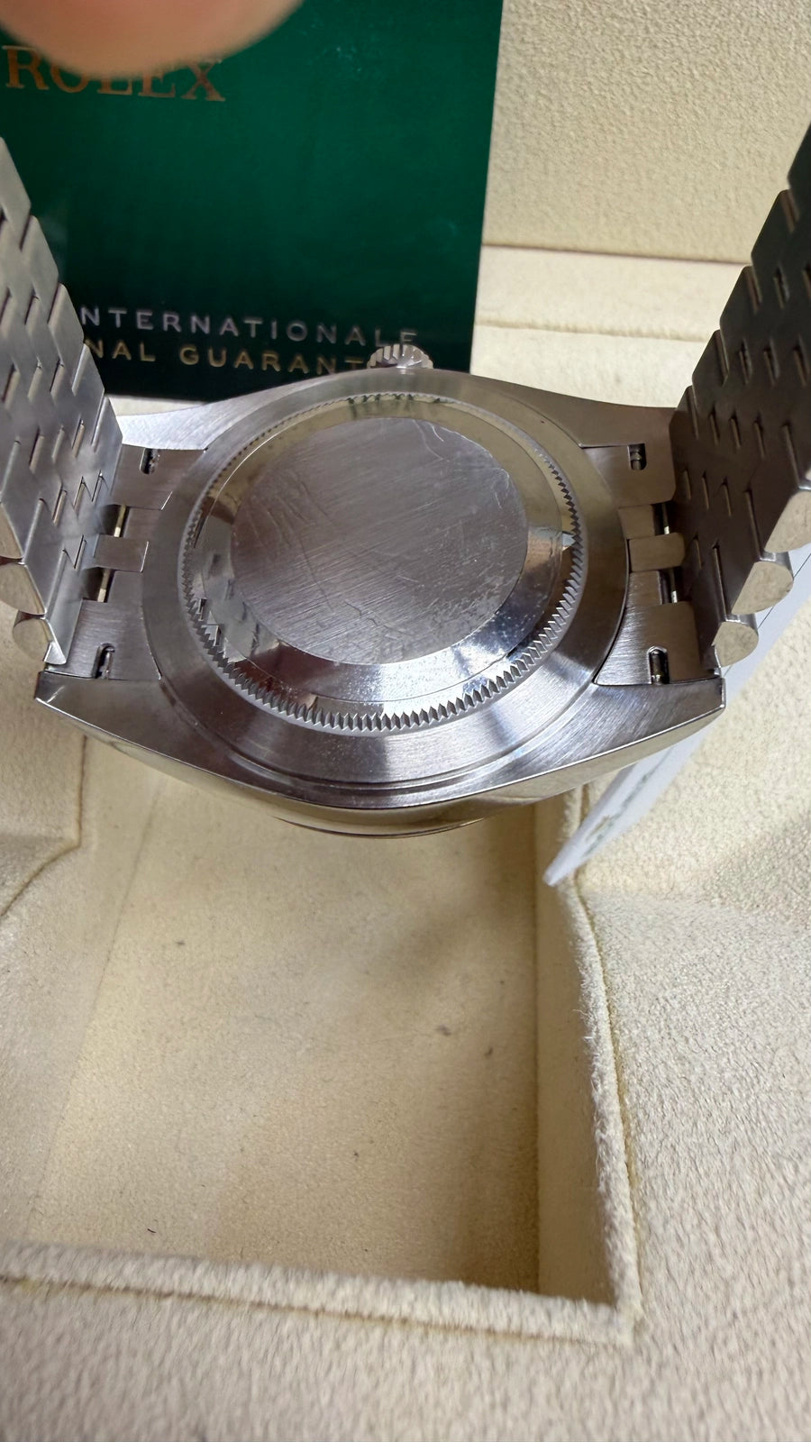Rolex Datejust 41 Slate Green Roman Dial on Jubilee 126334 Card 2024