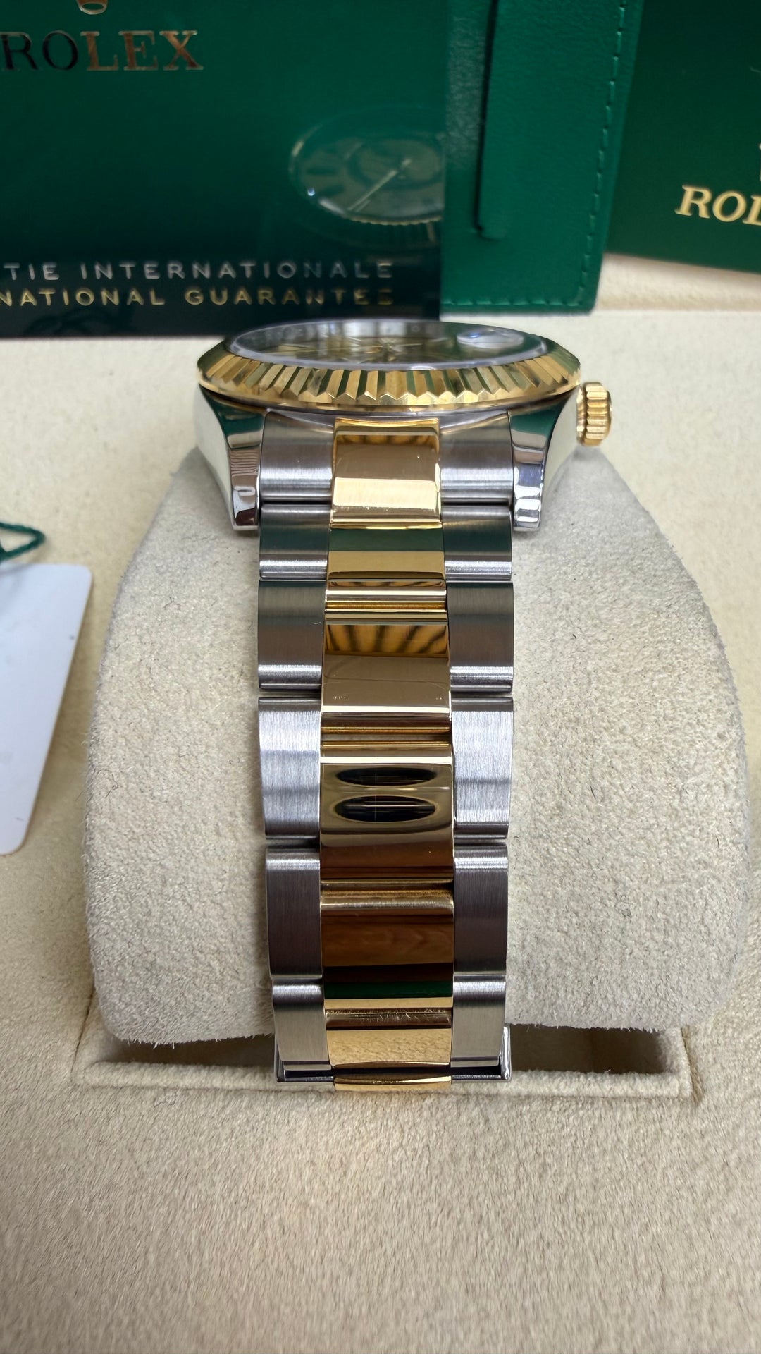Rolex SkyDweller Champagne Index Dial on Oyster 336933 Card 2024