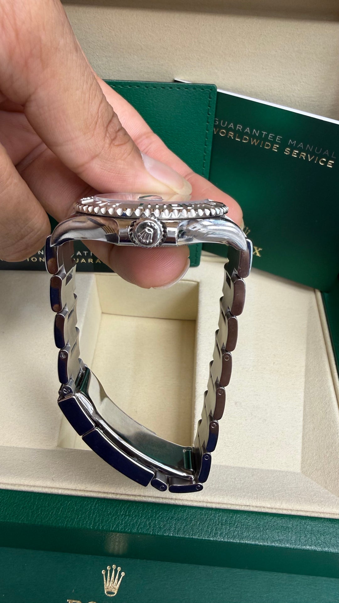 Rolex Yacht-Master Dark Rhodium Dial on Oyster 126622 Card 2023