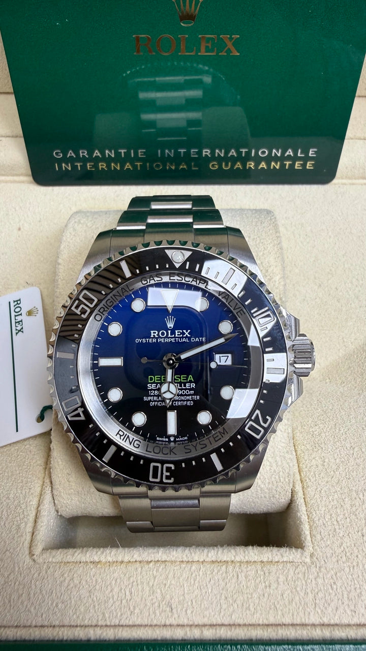 Rolex Sea-Dweller Deepsea James Cameron Blue James Cameron Dial on Oyster 126660 Card 2022