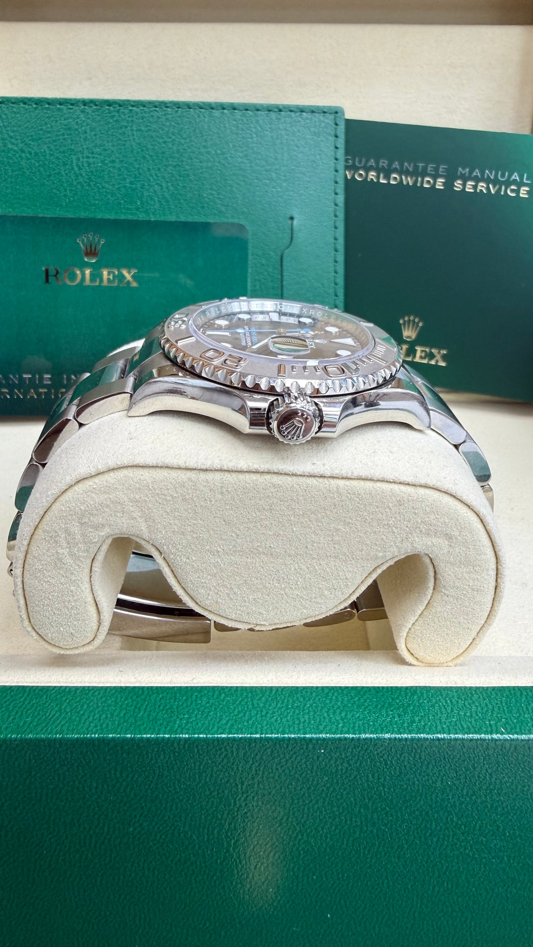 Rolex Yacht-Master Dark Rhodium Dial on Oyster 126622 Card 2023
