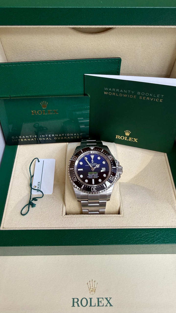 Rolex Sea-Dweller Deepsea James Cameron Blue James Cameron Dial on Oyster 126660 Card 2021