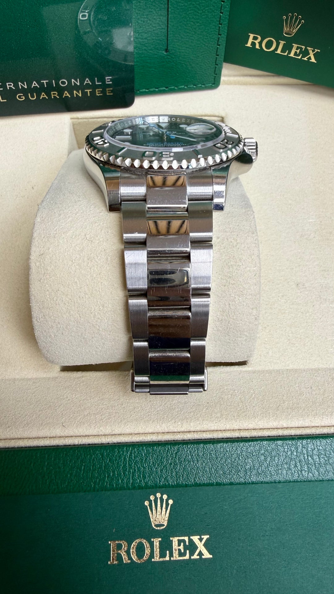 Rolex Yacht-Master Dark Rhodium Dial on Oyster 126622 Card 2023
