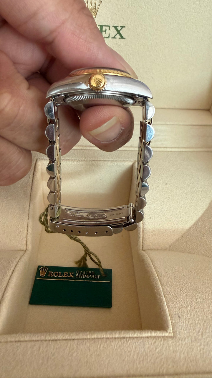 Rolex Datejust Lady Champagne Stick Dial on Jubilee 69173 Papers 1999