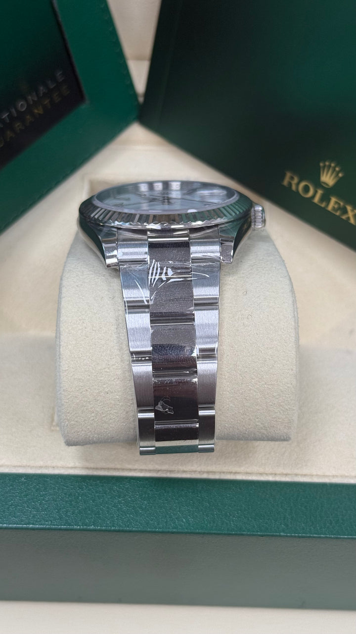 Rolex Datejust 41 White Index Dial on Oyster 126334 Card 2024