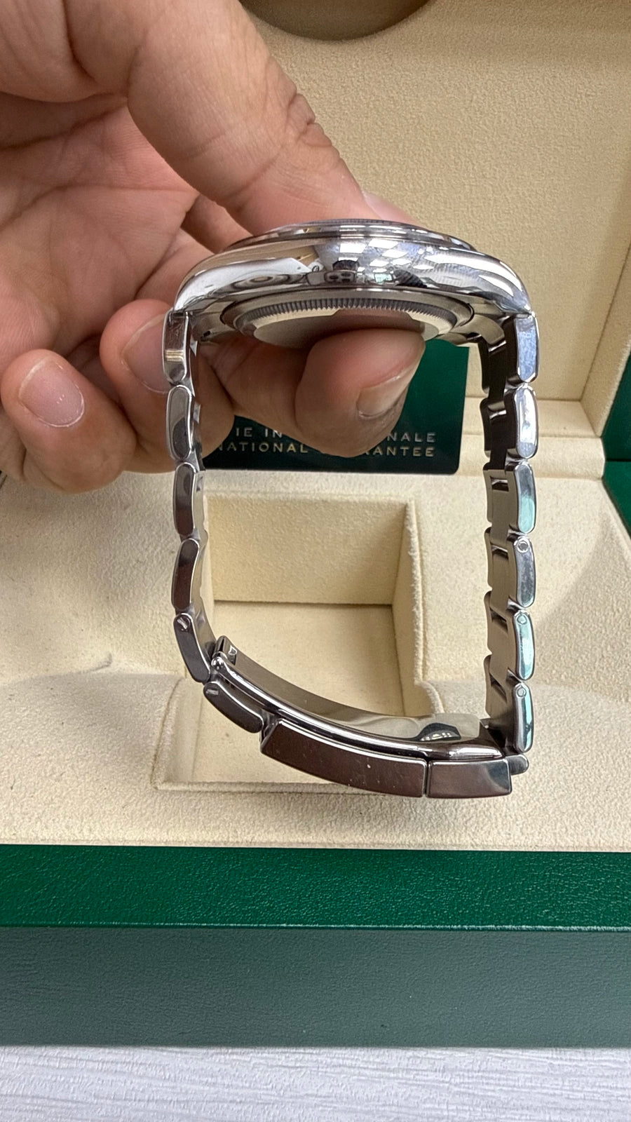 Rolex Daytona Black Dial on Oyster 126500LN Card 2024