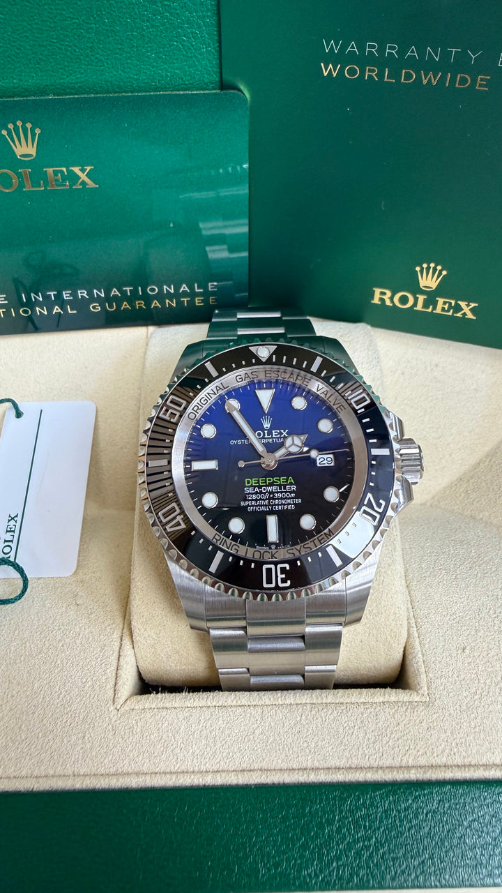 Rolex Sea-Dweller Deepsea James Cameron Blue James Cameron Dial on Oyster 126660 Card 2021