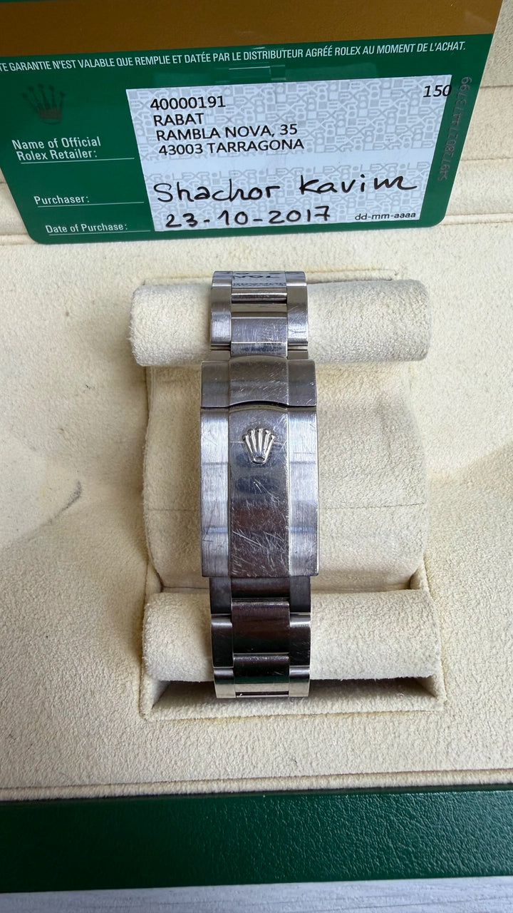 Rolex Datejust 41 Black Index Dial on Oyster 126334 Card 2017