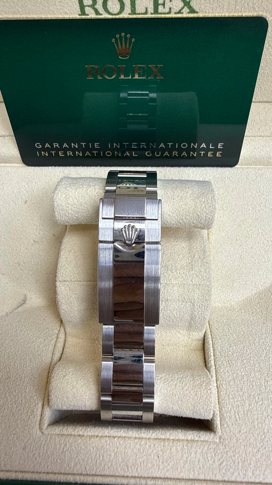 Rolex Daytona Black Dial on Oyster 126500LN Card 2024