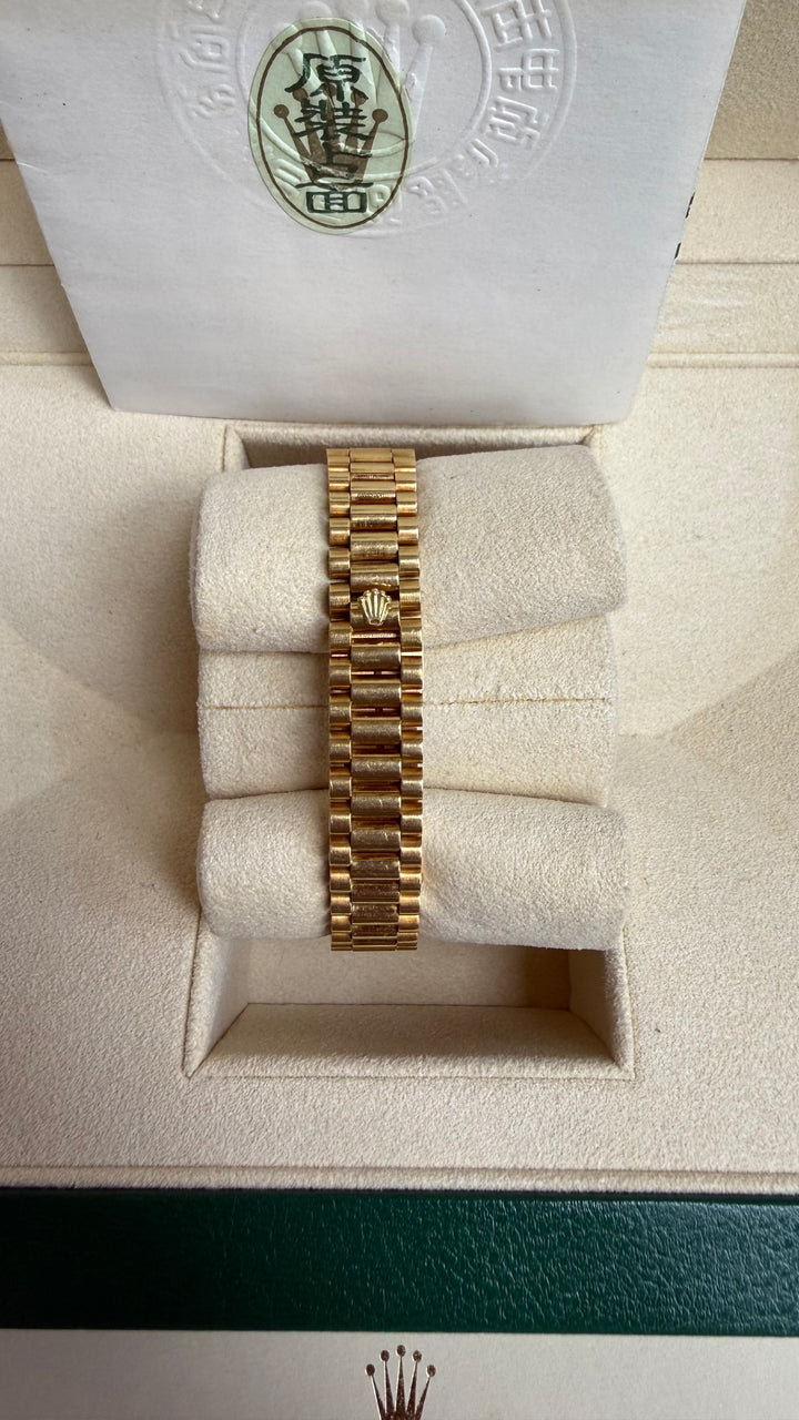 Rolex Datejust Lady President Champagne Diamond Dial on President 69178 Papers 1991