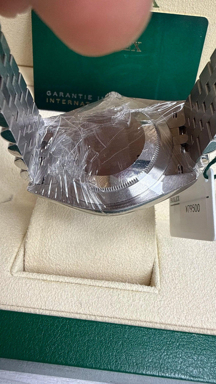 Rolex Datejust 41 Slate Green Roman Dial on Jubilee 126334 Card 2022