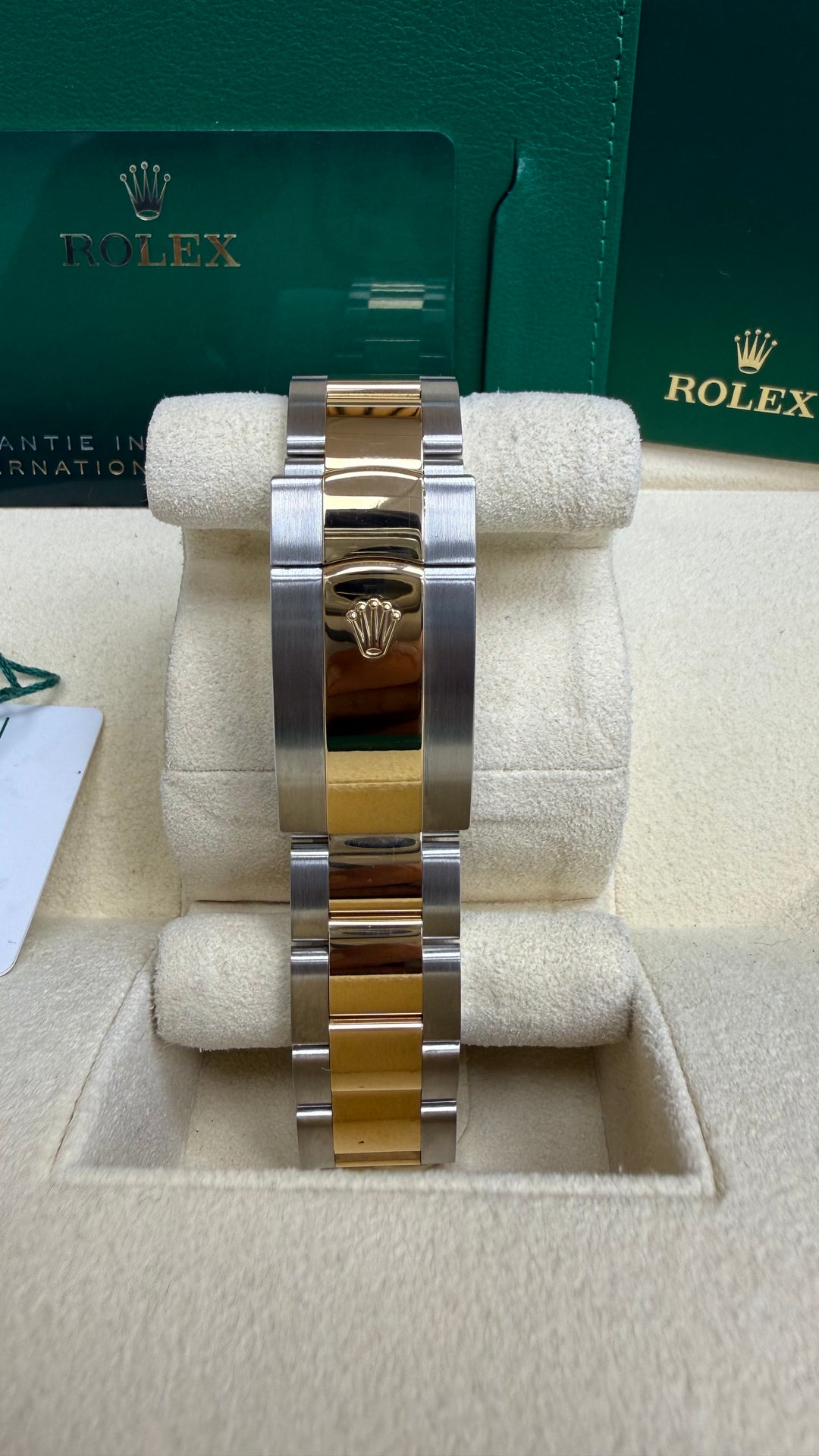 Rolex SkyDweller Champagne Index Dial on Oyster 336933 Card 2024