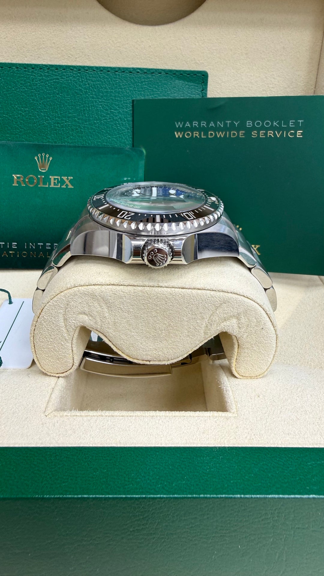 Rolex Sea-Dweller Deepsea James Cameron Blue James Cameron Dial on Oyster 126660 Card 2021