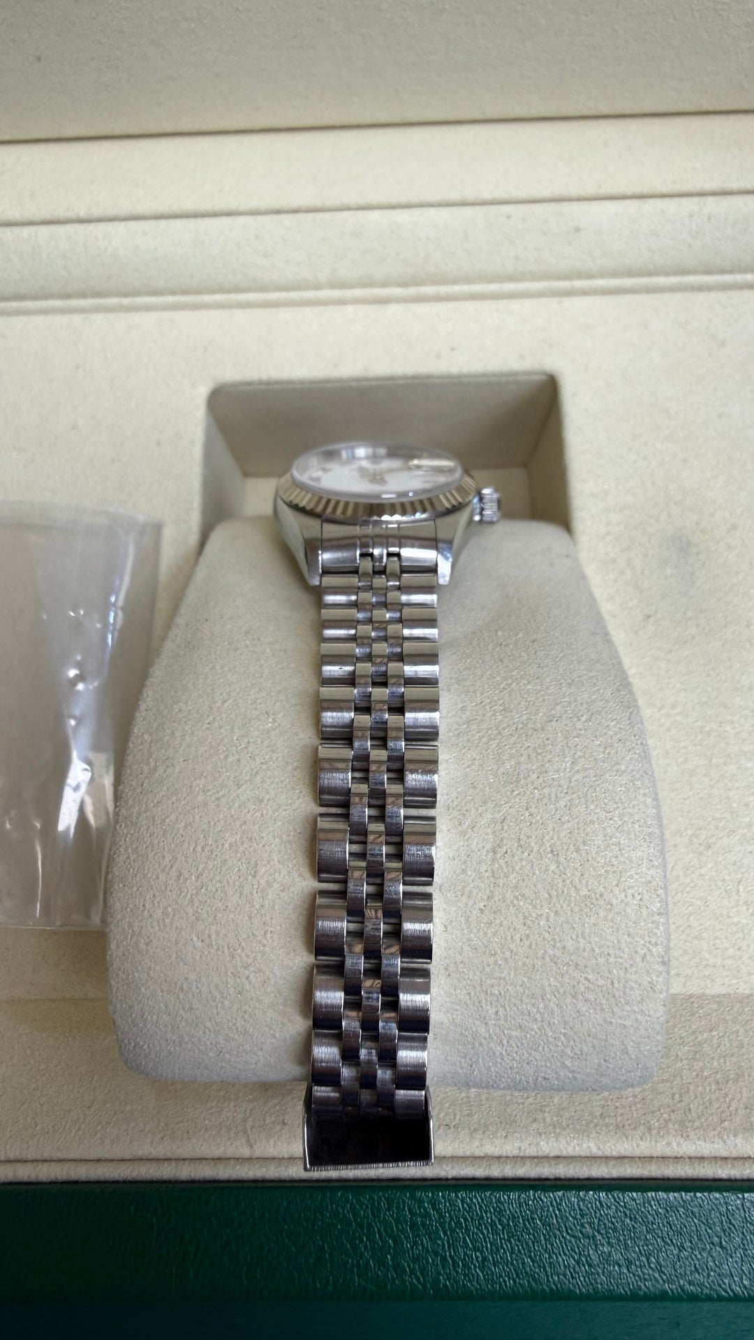 Rolex Datejust Lady White Stick Dial on Jubilee 79173 Papers 2002