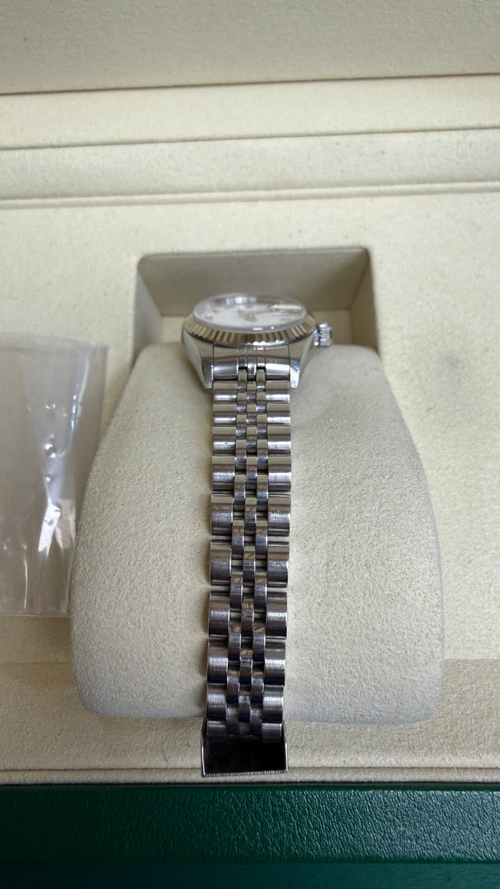 Rolex Datejust Lady White Stick Dial on Jubilee 79173 Papers 2002