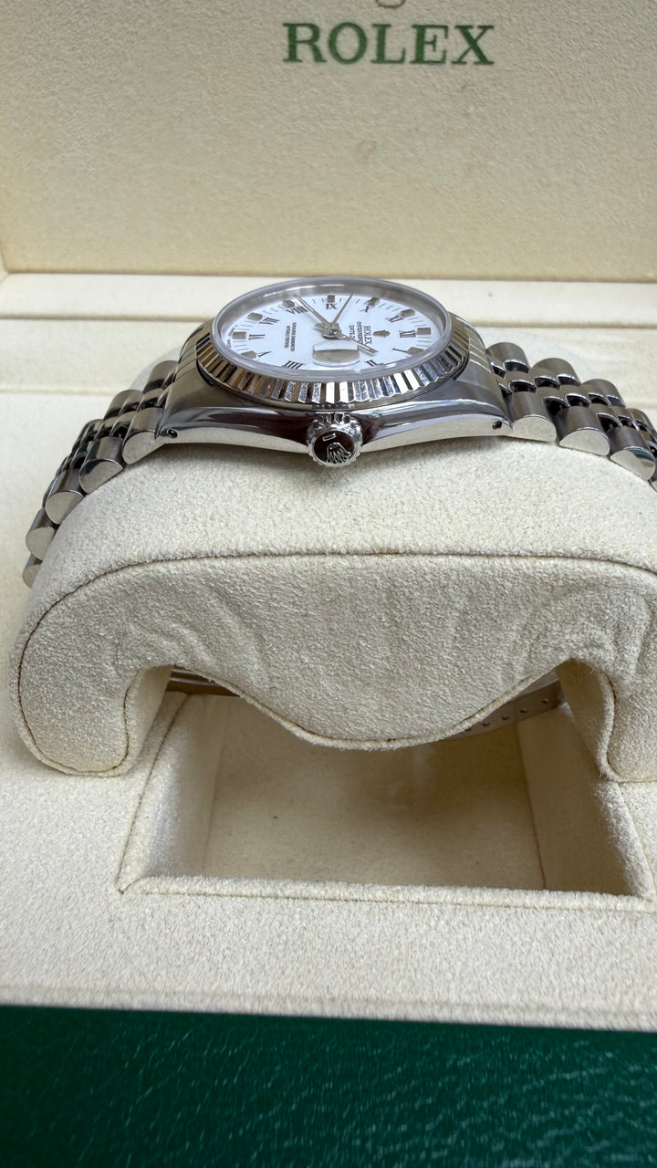 Rolex Datejust 31 White Roman Dial on Jubilee 68274
