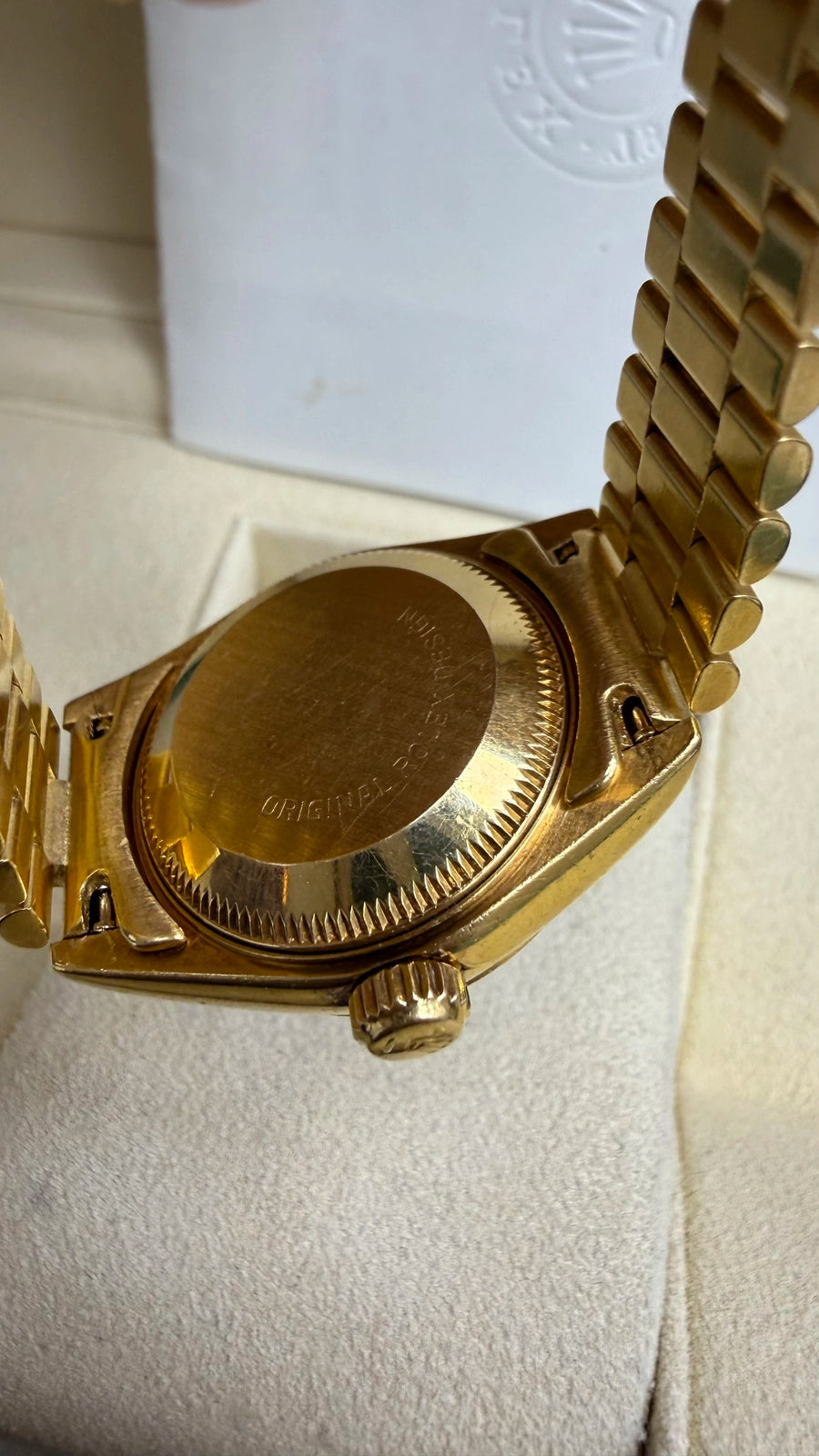Rolex Datejust Lady President White Roman Dial on President 69178 Papers 1996