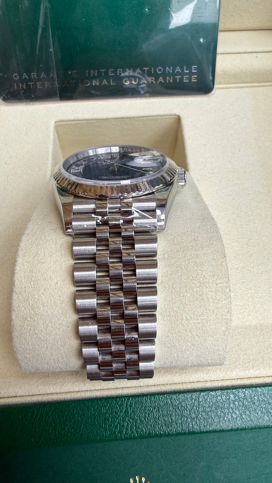 Rolex Datejust 36 Aubergine Purple Diamond Roman Vi And Ix Dial on Jubilee 126234 Card 2025