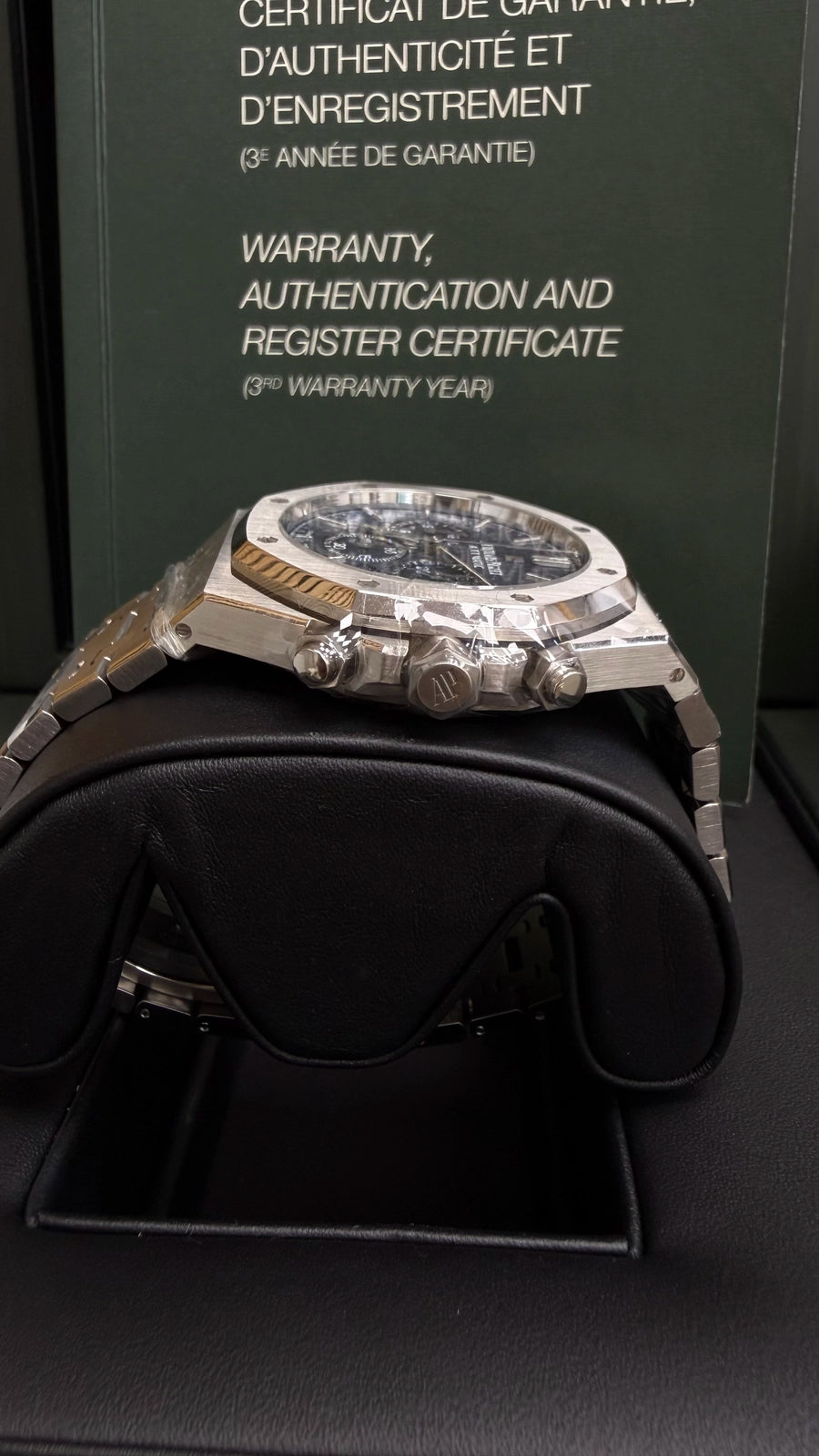Audemars Piguet Royal Oak Chronograph Blue Dial on Bracelet 26320ST.OO.1220ST.03 Papers 2012