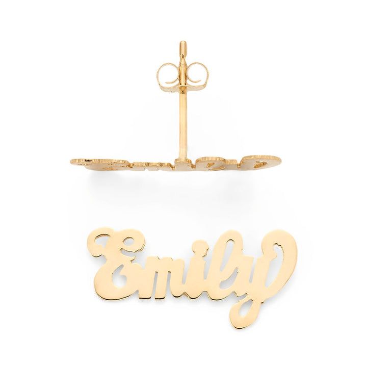 "Emily" Darling Name Earrings
