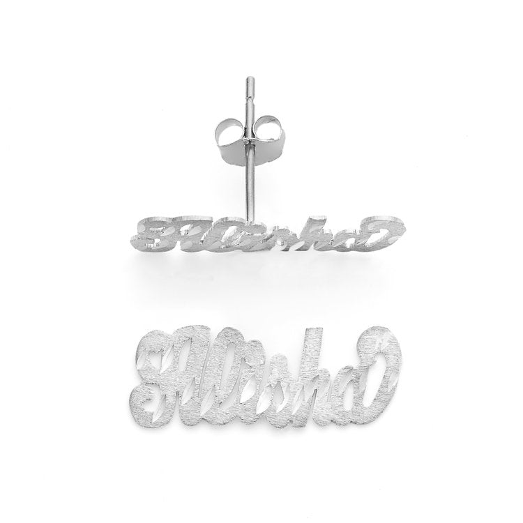 "Alisha" Delicate Name Earrings